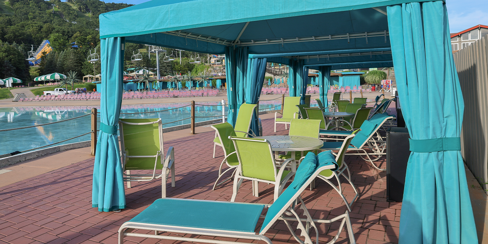 Wave Pool Cabanas