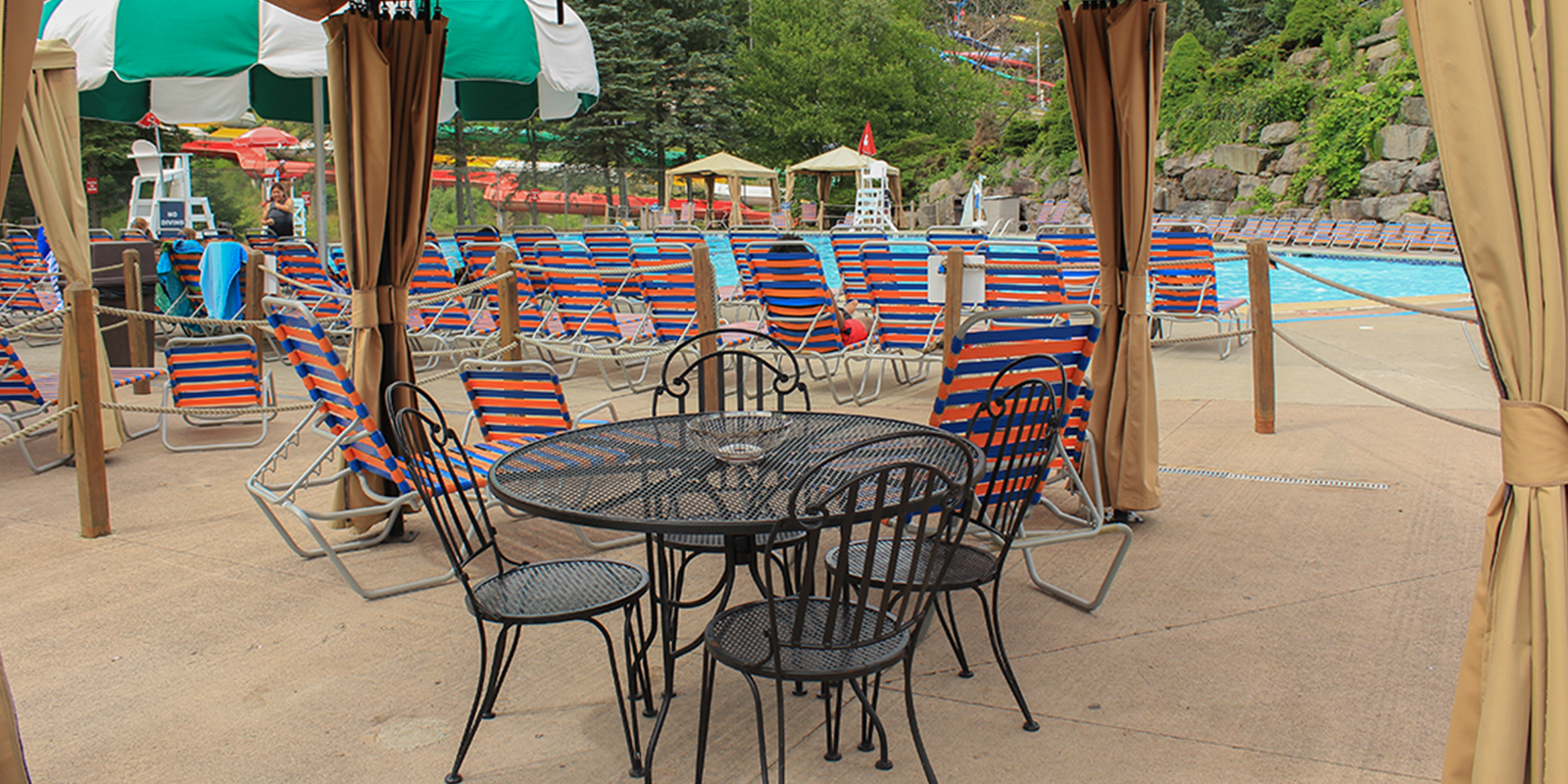 Olympic Pool Cabanas
